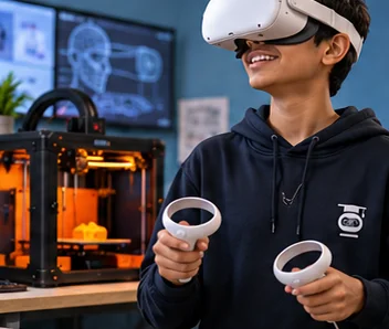 3D Stereoscopic AR/VR Lab at Edlumina